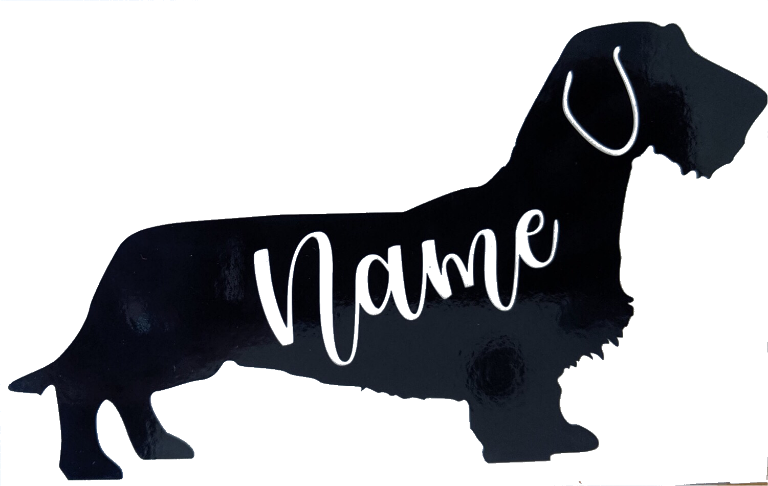 Personalised Dachshund Sausage Dog Sticker